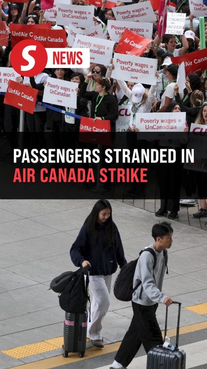 Air Canada flight attendants strike, stranded passengers feeling stressed
