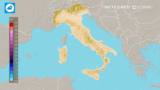 Settimana di maltempo in Italia: da mercoledì 20 attenzione alle piogge molto intense