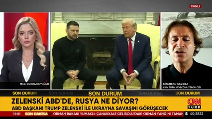 Zelenski ABD'de, Rusya ne diyor? Siyamend Kaçmaz, Moskova'dan bildiriyor...