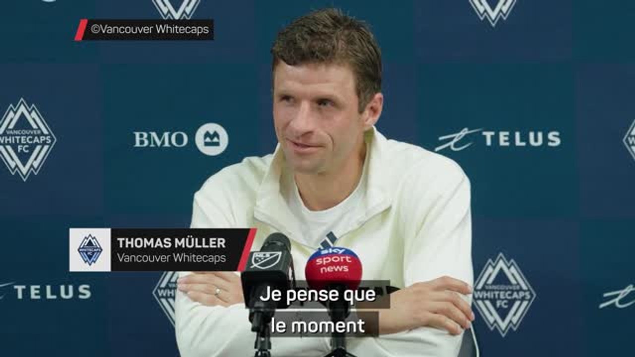Whitecaps - Müller déçu pour son but refusé pour hors-jeu et par le résultat