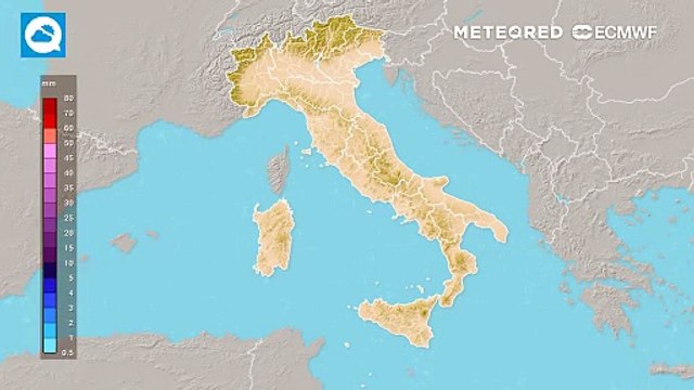 Intensa ondata di maltempo in arrivo da mercoledì 20 agosto sull'Italia