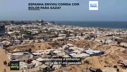 Espanha enviou material humanitário em más condições para Gaza?
