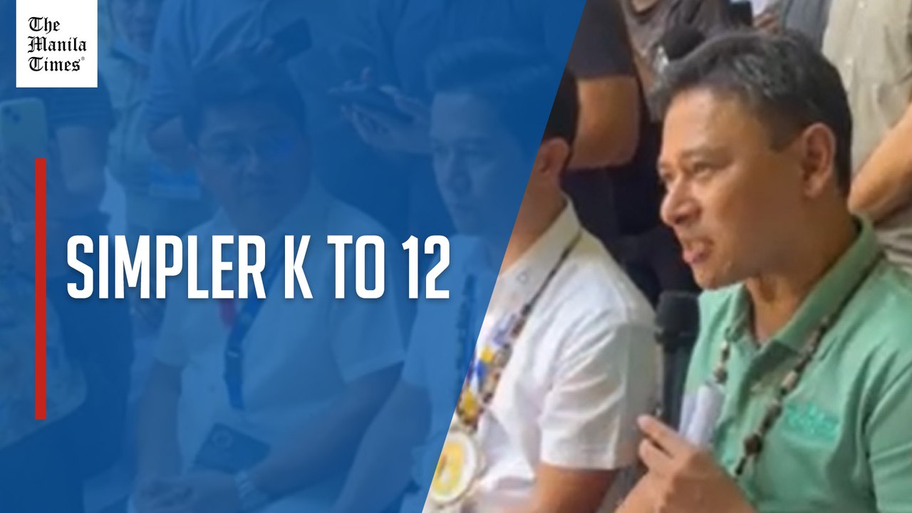 Education chief defends simplified K to 12