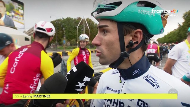 Etape 21 - Lenny Martinez : La régularité va venir dans l'avenir