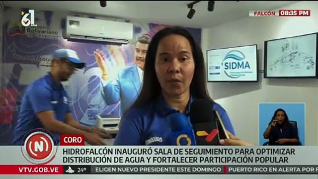 Hidrofalcón inauguró nuevo sistema de monitoreo para optimizar distribución de agua potable