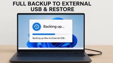 Windows 11 Backup & Restore Tutorial: Full System Backup to USB or HDD