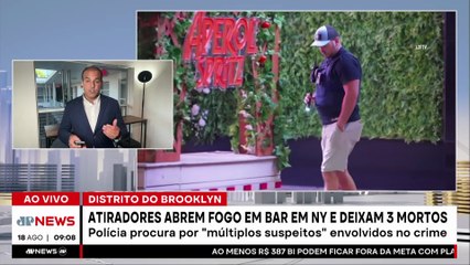 Ataque a bar em Nova York deixa três mortos e oito feridos