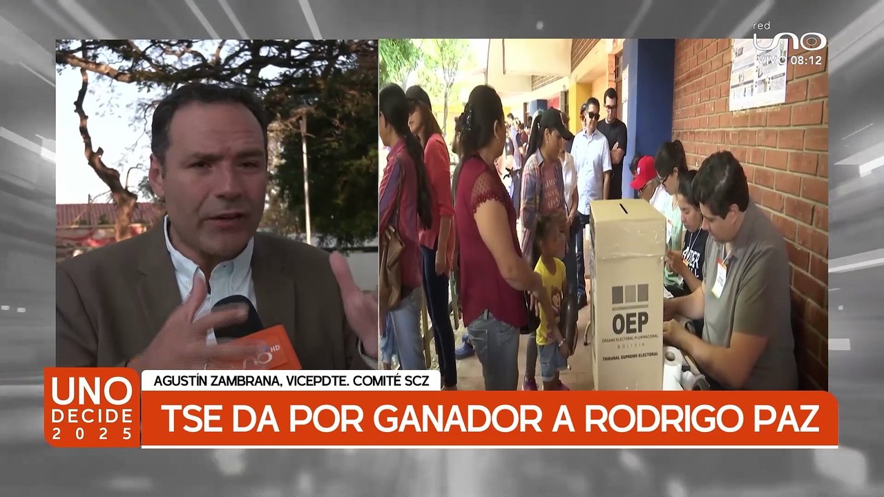 AGUSTÍN ZAMBRANA VICEPRESIDENTE DEL COMITÉ SCZ HABLA SOBRE PRIMEROS RESULTADOR