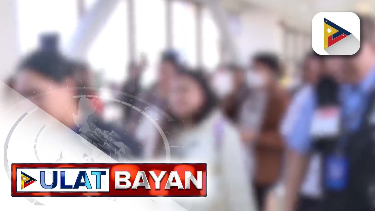 114 na Pilipino na umano’y biktima ng human trafficking sa Laos at Myanmar, pinauwi ng pamahalaan | ulat ni Louisa Erispe