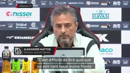Santos - Le directeur vire le coach et demande pardon après la défaite 6-0 contre Vasco