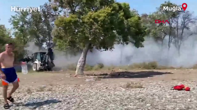 Muğla Fethiye’de orman yangını