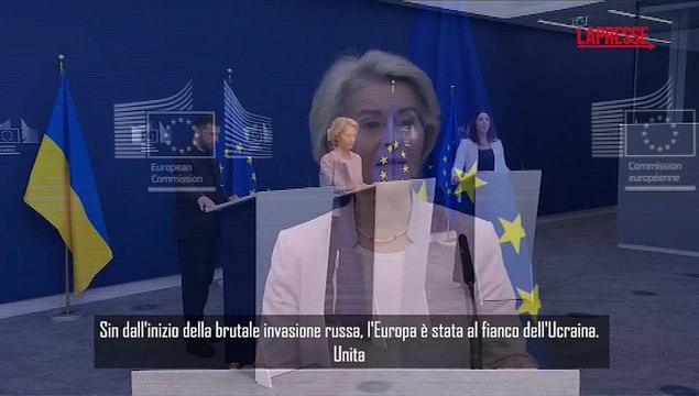 Von der Leyen al fianco di Zelensky: Solide garanzie di sicurezza per Kiev e Ue
