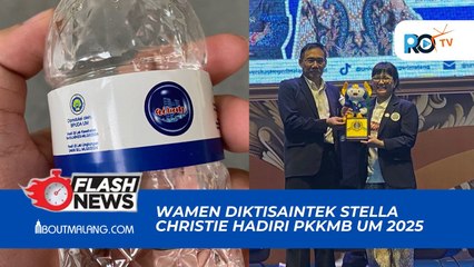 WAMEN DIKTISAINTEK STELLA CHRISTIE PUJI INOVASI UM UBAH AIR HUJAN JADI AIR MINUM