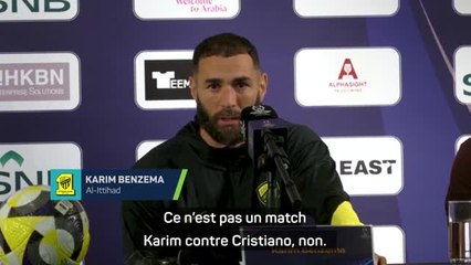 Al-Ittihad - Benzema : “CR7 ? Une légende du football, mais demain ce n’est pas Karim contre Cristiano”