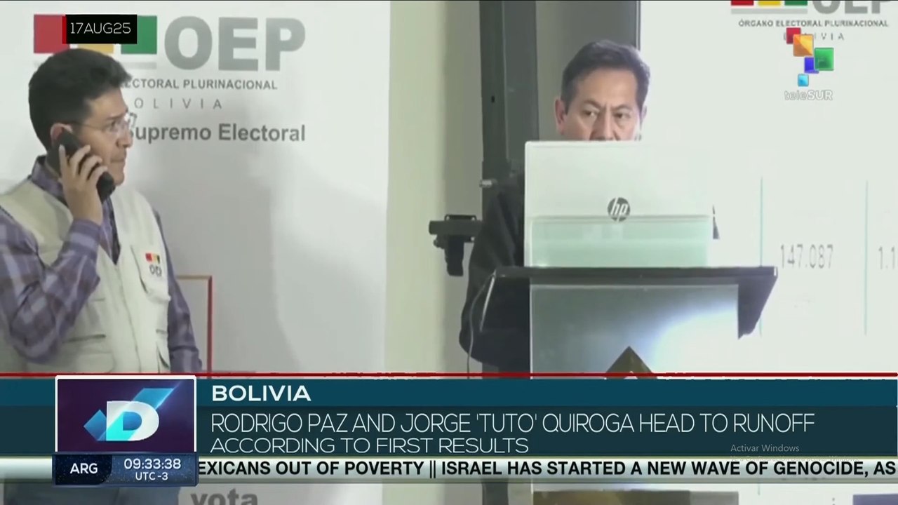 Bolivia, Rodrigo Paz and Jorge 'Tuto' Quiroga head to runoff according to first results