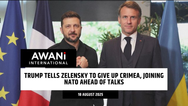 Trump tells Zelensky to give up Crimea, joining NATO ahead of talks