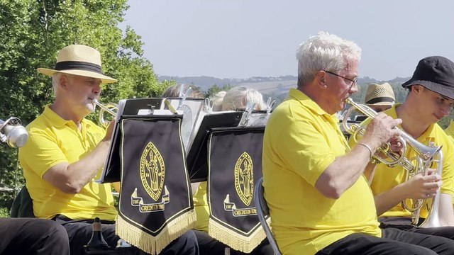 A Sound of Music Medley by Crediton Town Band at its free concert, video Alan Quick IMG_0675