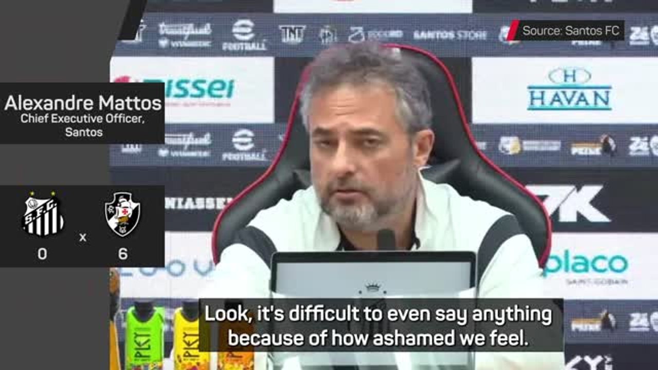 Santos CEO sacks coach and asks for forgiveness from fans after historic defeat