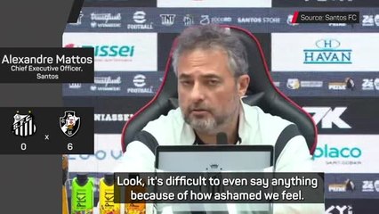 Santos CEO sacks coach and asks for forgiveness from fans after historic defeat