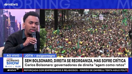 "AGEM COMO RATOS", dispara Carlos Bolsonaro sobre governadores da direita