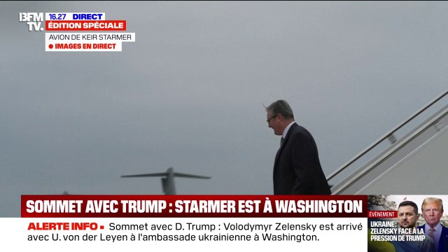 Sommet Trump/Européens: Keir Starmer, le premier ministre anglais, est arrivé à Washington