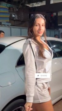 Nora Fatehi Seen Last Night in Bandra Mumbai ❤️🔥😍 #norafatehi #bollywood #actresses #actressreels