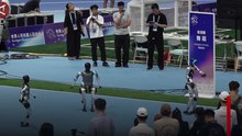 China gelar kompetisi robot humanoid tingkat dunia, diikuti 16 negara