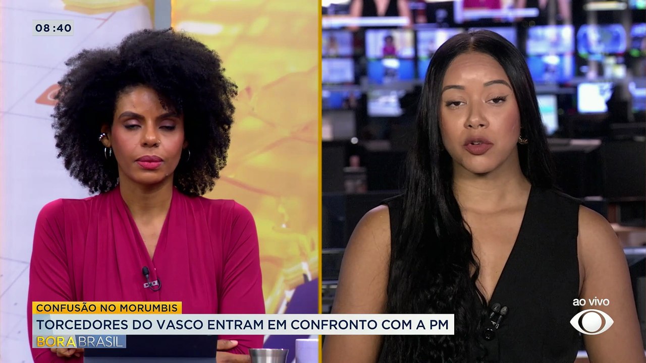 Torcedores do Vasco entram em confronto com a PM