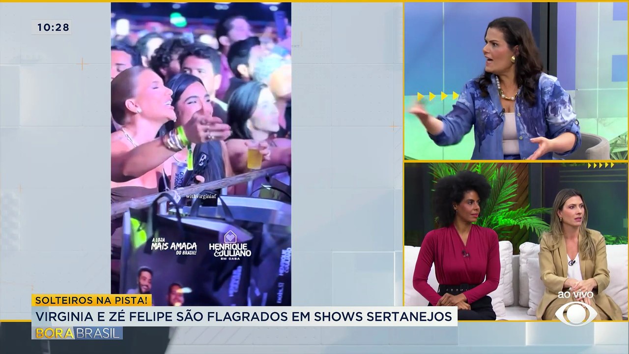 Virginia e Zé Felipe são flagrados em shows sertanejos