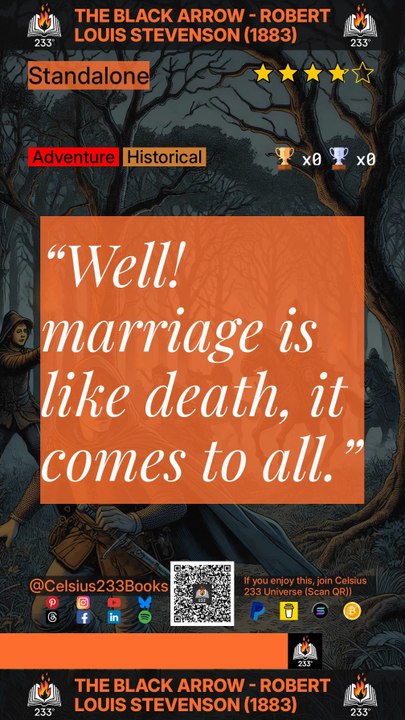 The Black Arrow - Robert Louis Stevenson (1883) Quotes