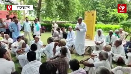 सवाईमाधोपुर में डूंगरी बांध के विरोध में बड़ी संख्या में ग्रामीणों का प्रदर्शन, उग्र आंदोलन की दी चेतावनी