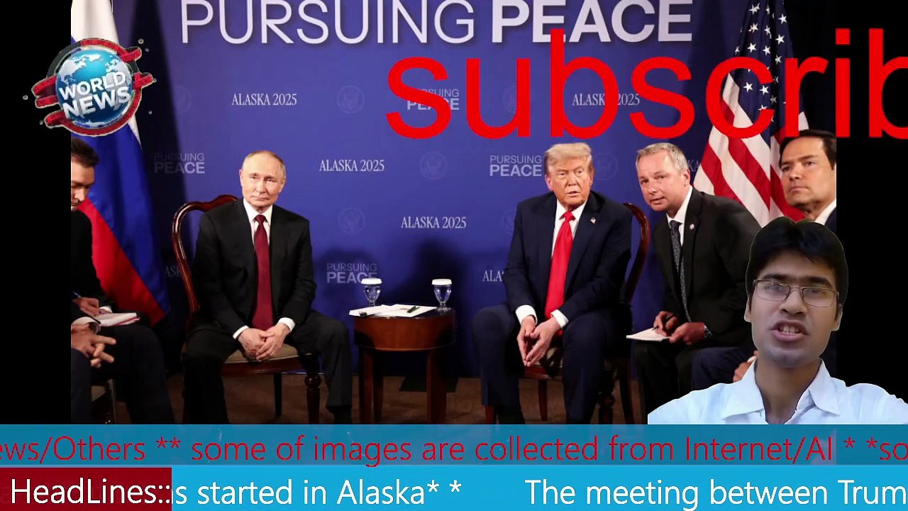 The meeting between Trump and Putin has started in Alaska MHM NEWS