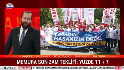 Hükümet, memura son zam teklifini verdi