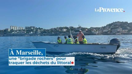 À Marseille, une "brigade rochers" pour traquer les déchets du littoral