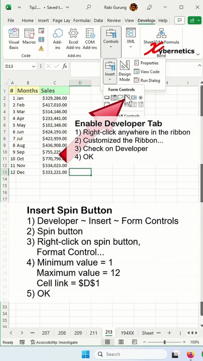 How do I add vertical values to an Excel chart? - Excel Tips and Tricks