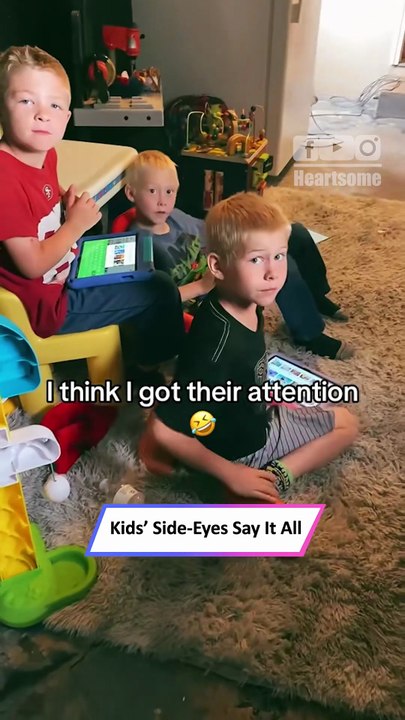 Mom Pulls Off Hilarious Fart Prank on Kids 😂 Their Side-Eye Reactions Are Priceless!|| Heartsome 💖