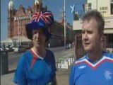 Glasgow Rangers Fans In Blackpool