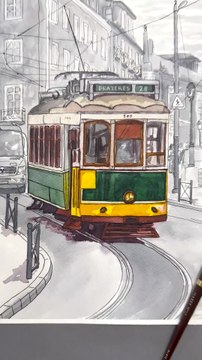 Test des encres aquarellables Jacques Herbin #aquarelle #painting #art #draw #dessin #drawing #watercolor