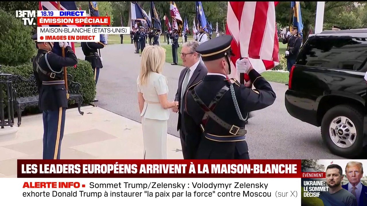 Le premier ministre anglais Keir Starmer est arrivé à la Maison Blanche