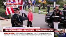 Sommet avec Donald Trump: Ursula von der Leyen, présidente de la Commission européenne, est arrivée à la Maison-Blanche