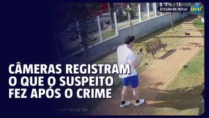 Alterosa Alerta: Câmeras mostram suspeito de matar o gari logo após o crime