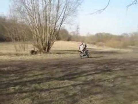 Clip becane de cross a l'entrainement 450crf etc....