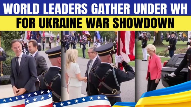 European Leaders Arrive At White House For Trump-Zelensky SHOWDOWN | White House LIVE