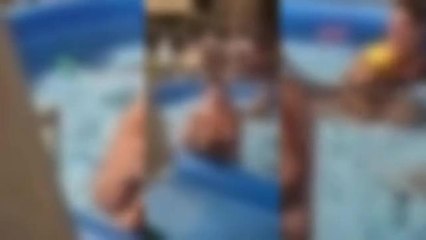 Il video della «festa» nella piscina gonfiabile che ha fatto arrabbiare il sindaco di Cervia