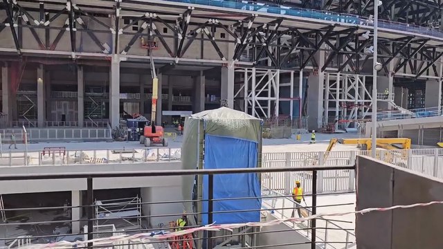 El Barça limpia algunos de los accesos principales al nuevo Camp Nou