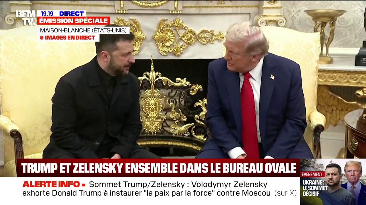 Sommet avec Donald Trump: Volodymyr Zelensky salue les "efforts" du président américain pour mettre fin à la guerre en Ukraine