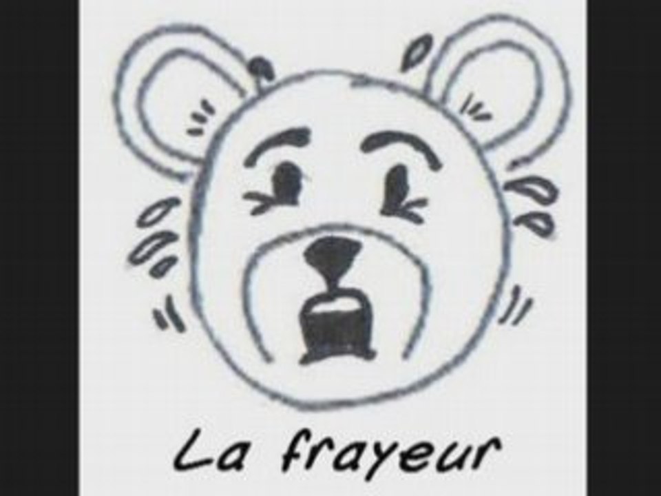 ourson et expressions du visage