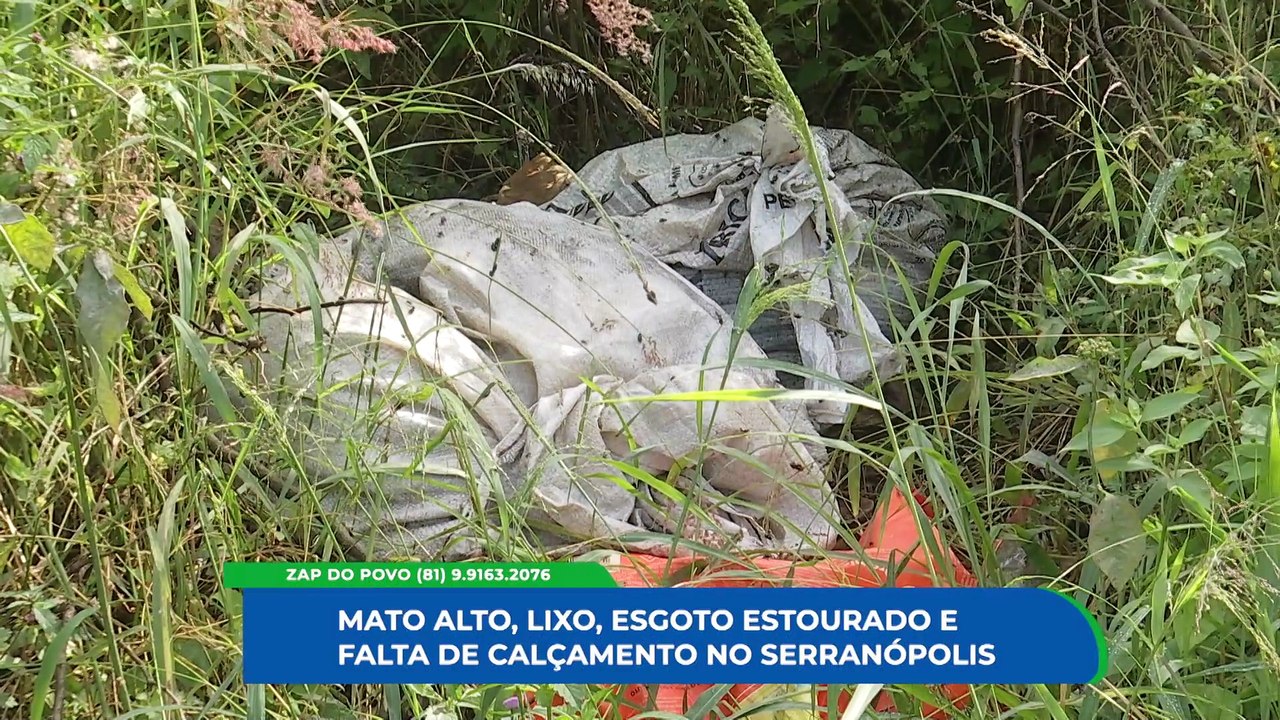 Descaso no loteamento Serranópolis em Caruaru: moradores denunciam falta de iluminação, esgotos estourados e abandono do poder público