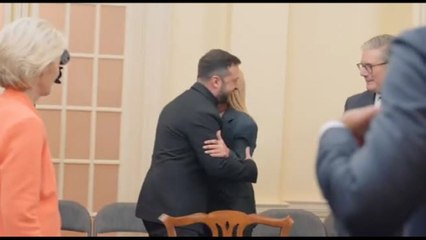 L'incontro fra i leader europei e Zelensky a Washington