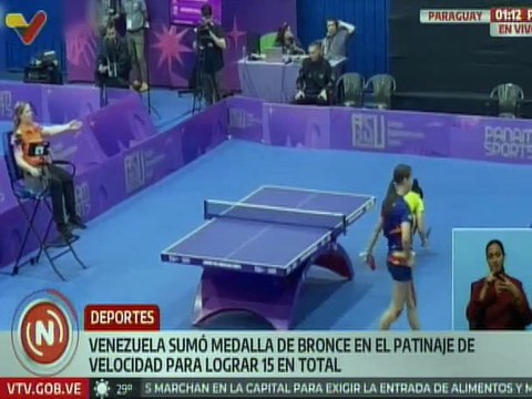 Paraguay | Venezuela suma 15 medallas en los Juegos Panamericanos Junior Asunción 2025